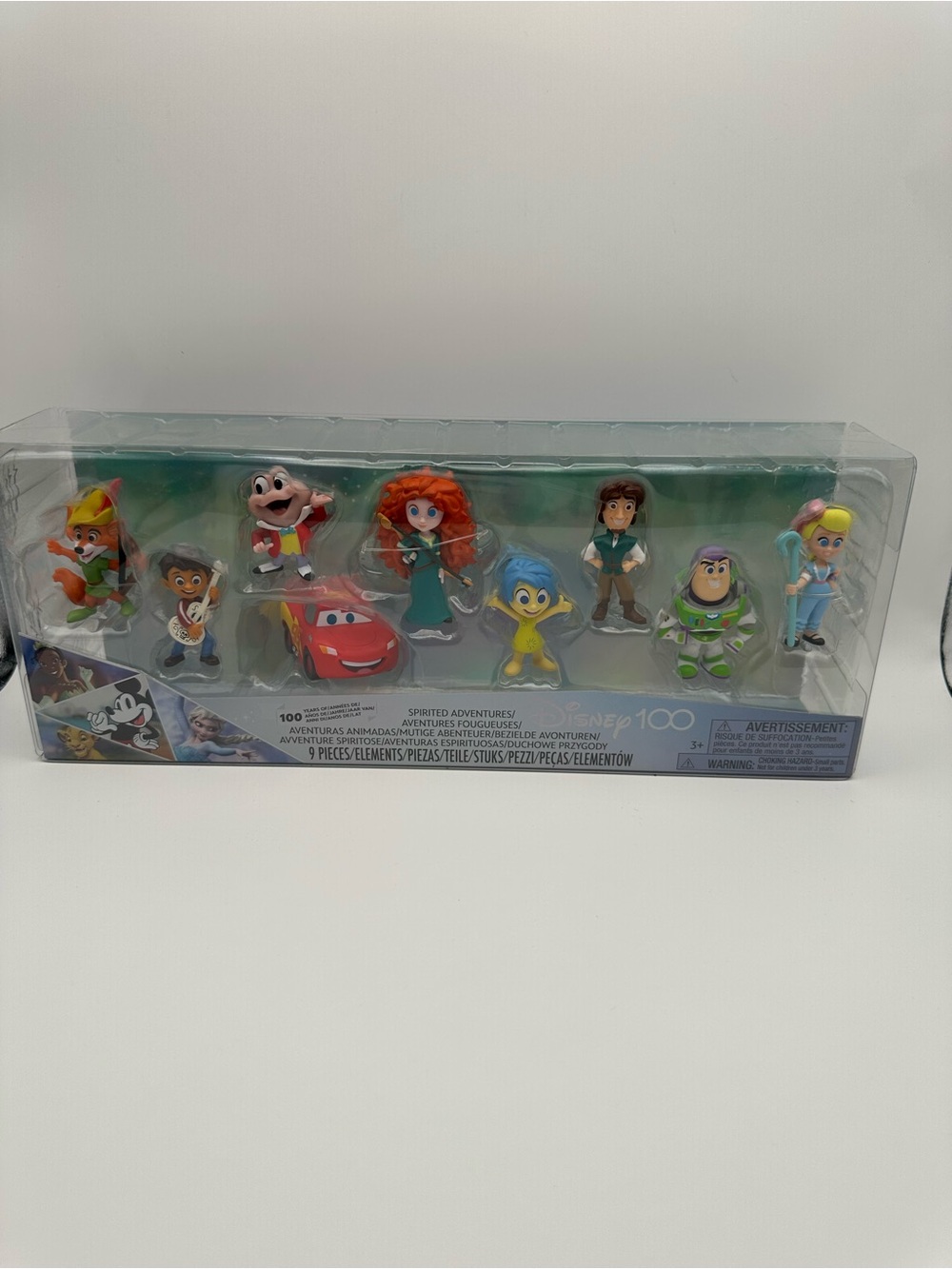 Disney Multicolor Pixar Character Figurine Set - Red, Blue, Green, Yellow